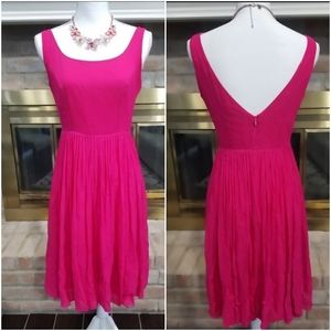 J.Crew Silk Chiffon Pink Dress S.4 Party Dress
